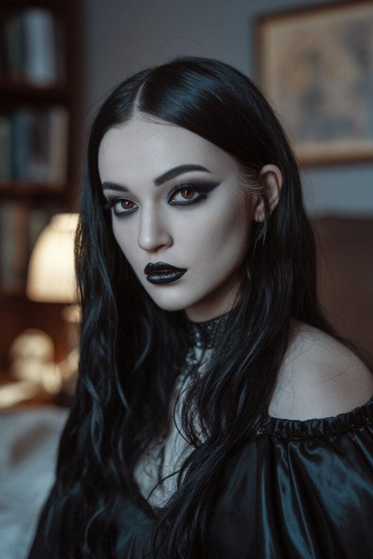 30 Goth Makeup Ideas - Gloomy Girlz