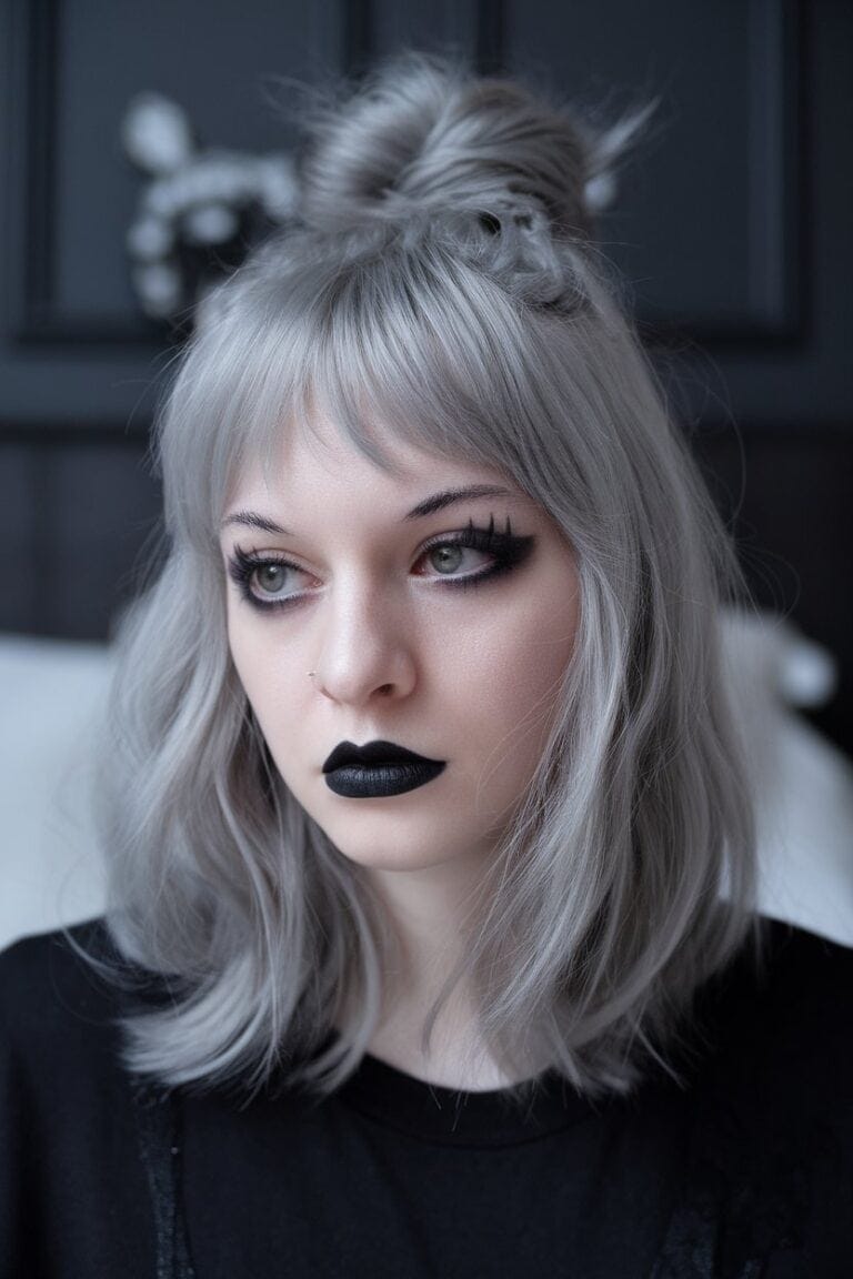 Medium Goth 20 Medium Length Goth Hairstyles - Gloomy Girlz