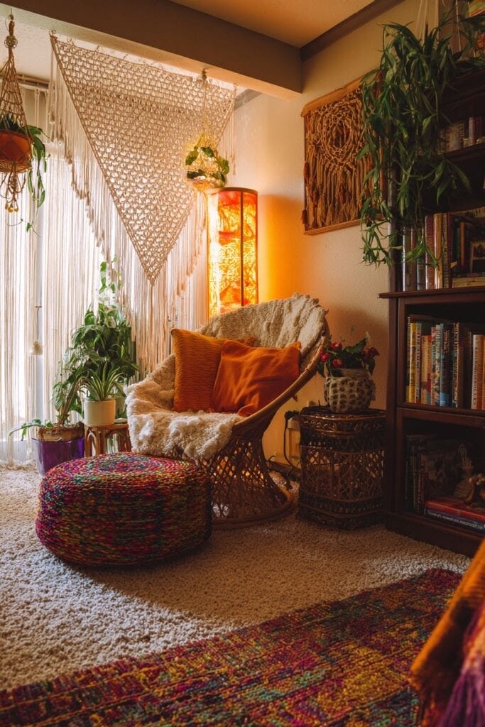 Image showcasing 30 Bohemian Wall Décor Ideas - Gloomy Girlz