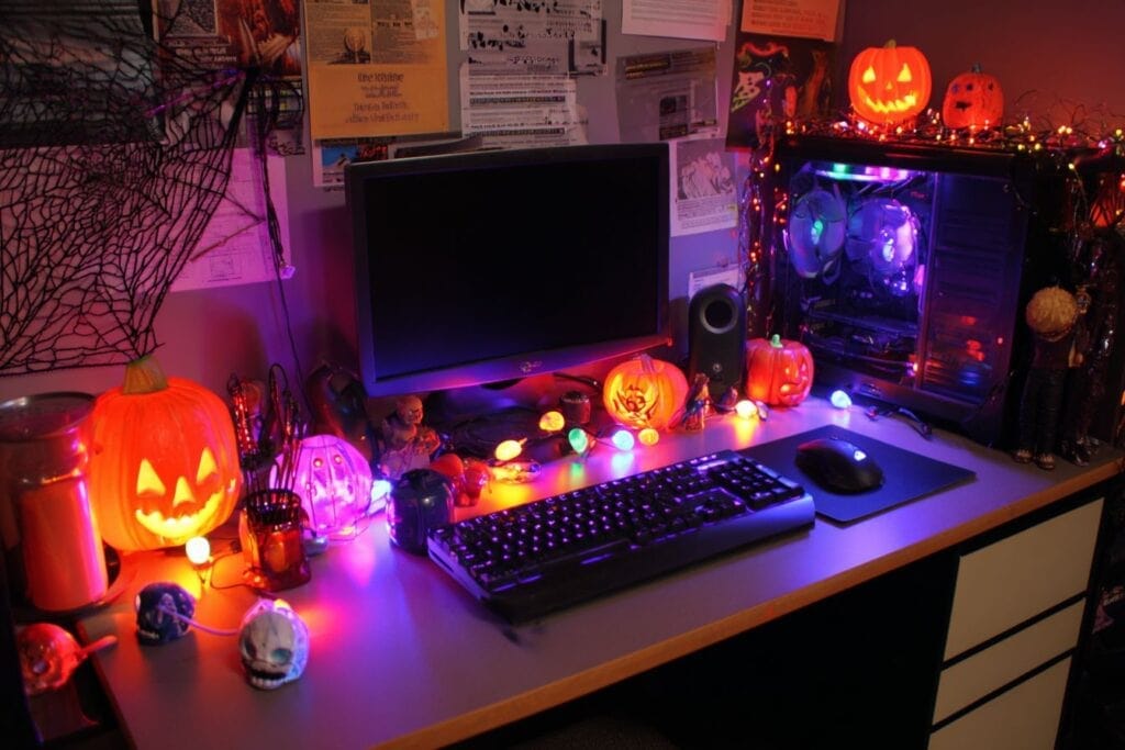Halloween Décor Ideas for Desks